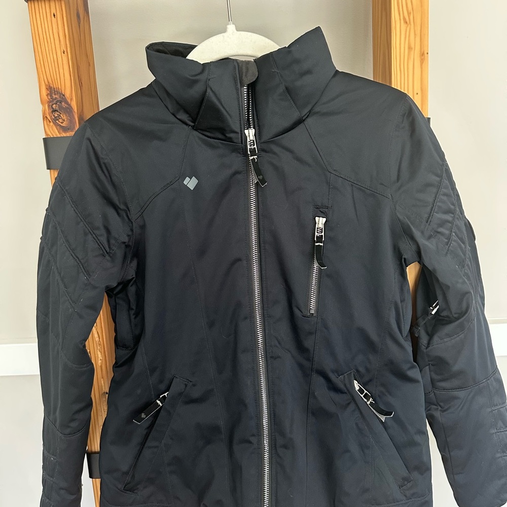 Obermeyer Black Kids Puffer Jacket